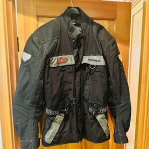 First Gear Jacket Medium Women’s Black Kilimanjaro Motorcycle Hypertex
